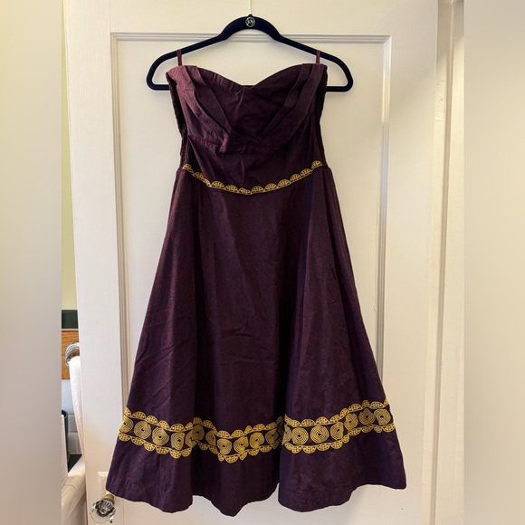 Girls from savoy Dresses & Skirts - Anthropologie Girls from savoy aubergine purple dress size 12
